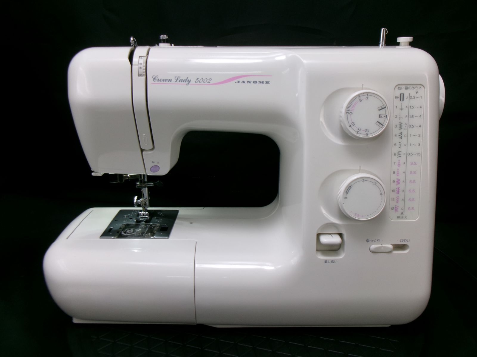 ジャノメ実用電子ミシン クラウンレディー5002 ☆美品☆ - メルカリ