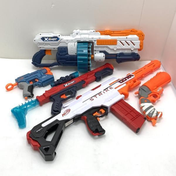 中古】【まとめセット】ナーフ（NERF） 5丁セット おもちゃ ハズブロ