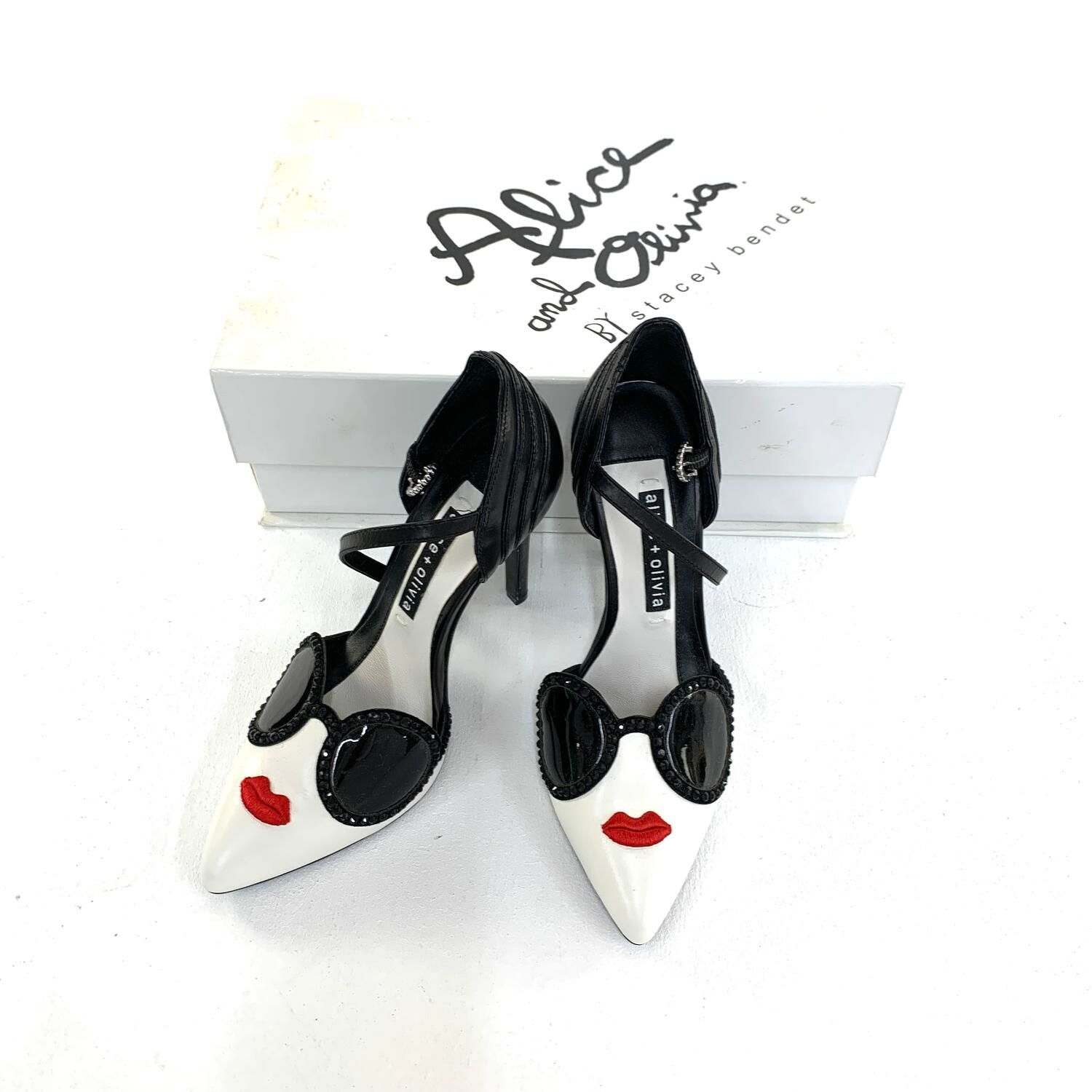 【★加古川物流】中古 alice&olivia sc802107301 アリスアンドオリヴィア ハイヒール　サイズ　6/36.,【128】