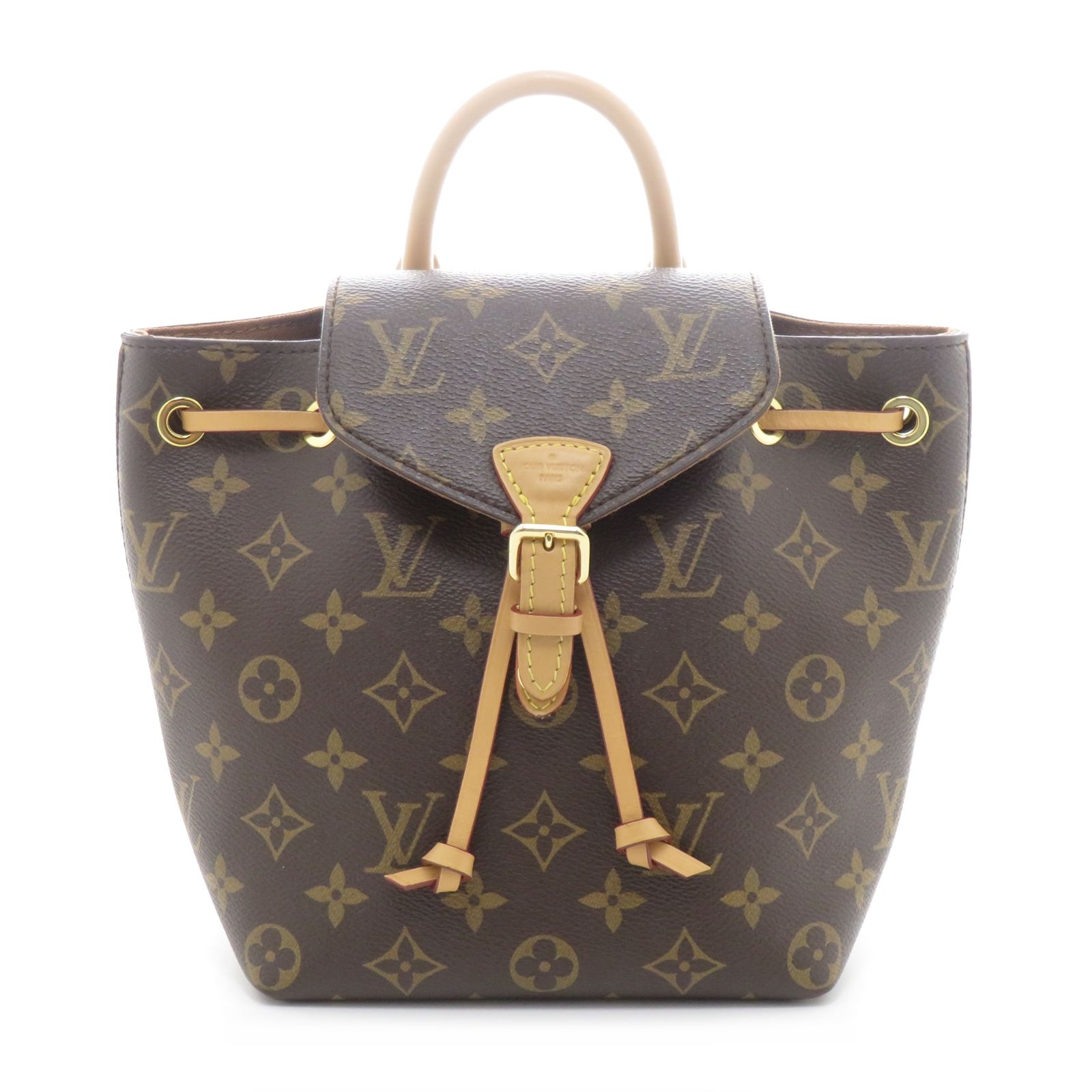 LOUIS VUITTON ルイ・ヴィトン モンスリNMBB モノグラムM45502 M45502 リュック・デイパック モノグラムキャンバス ブラウン レディース【中古】437
