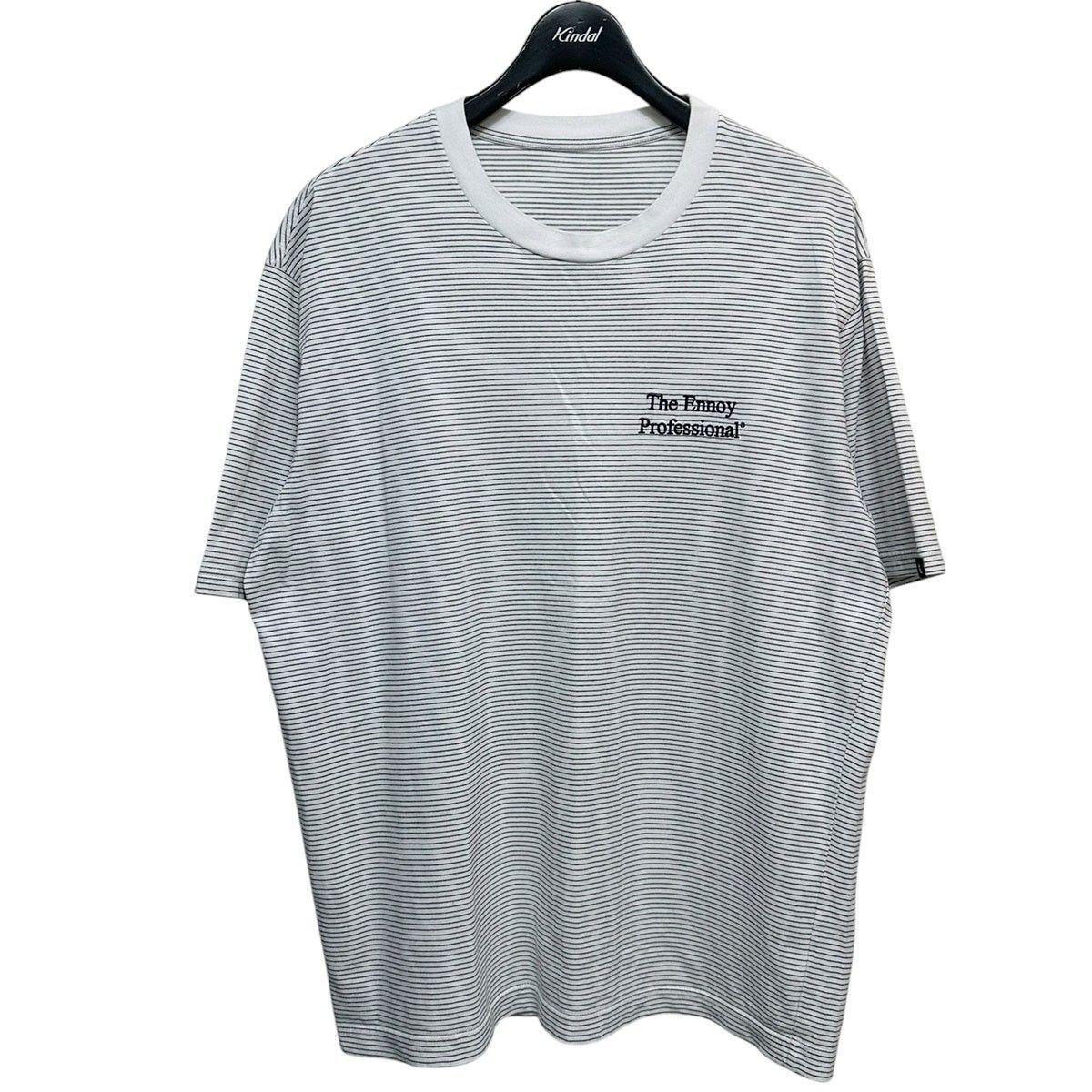 ENNOY S/S Border T-Shirt BLACK×WHITE M ENNOY S/S border T-shirt black Border S⁄S T-Shirt