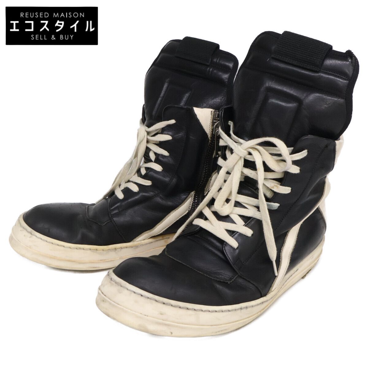 Rick Owens　リックオウエンス　52226 GEOBASKET ジオバスケット ハイカット スニーカー　44 59,896円