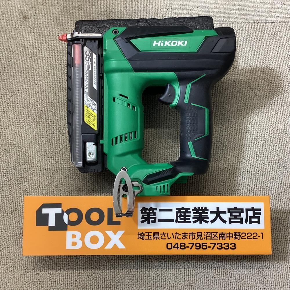 【中古】HiKOKI/ハイコーキ NP18DSAL(NK) 35mm 18Vコードレスピン釘打機【203】