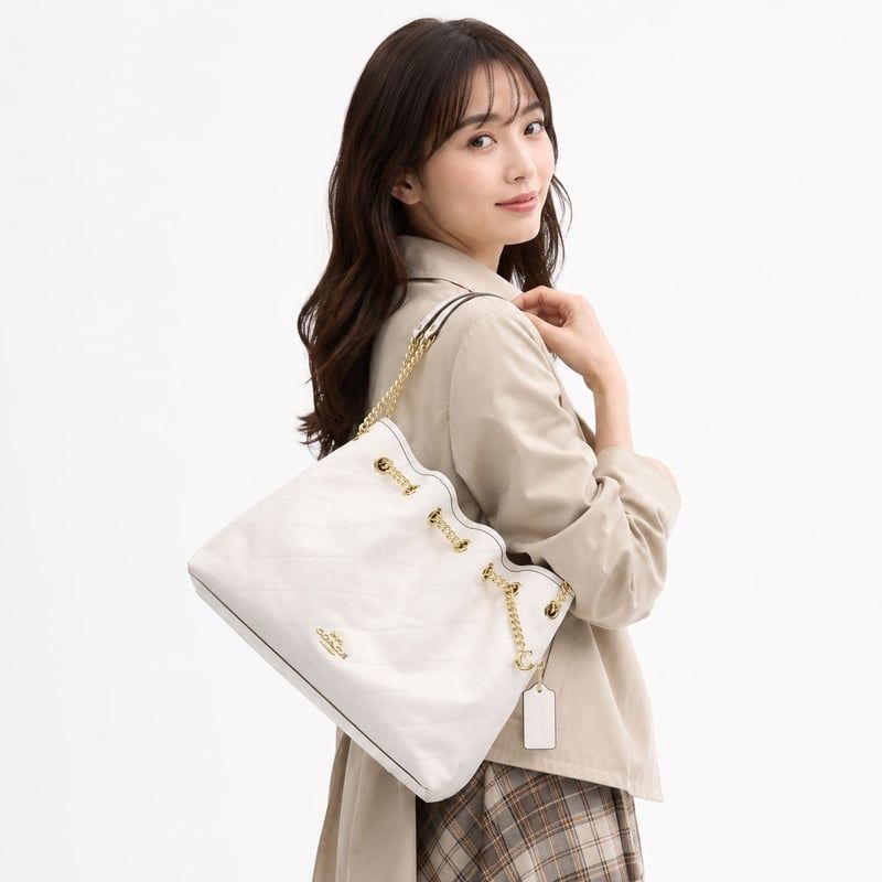 ?COACH コーチ エヴリン ショルダー バッグ・キルティング アンド チャーム CES33 IMCHK 33,280円