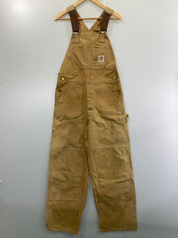 【現状渡し品】 CARHARTT カーハート ダック地 オーバーオール オールインワン 【157-260811-hu-32-min】