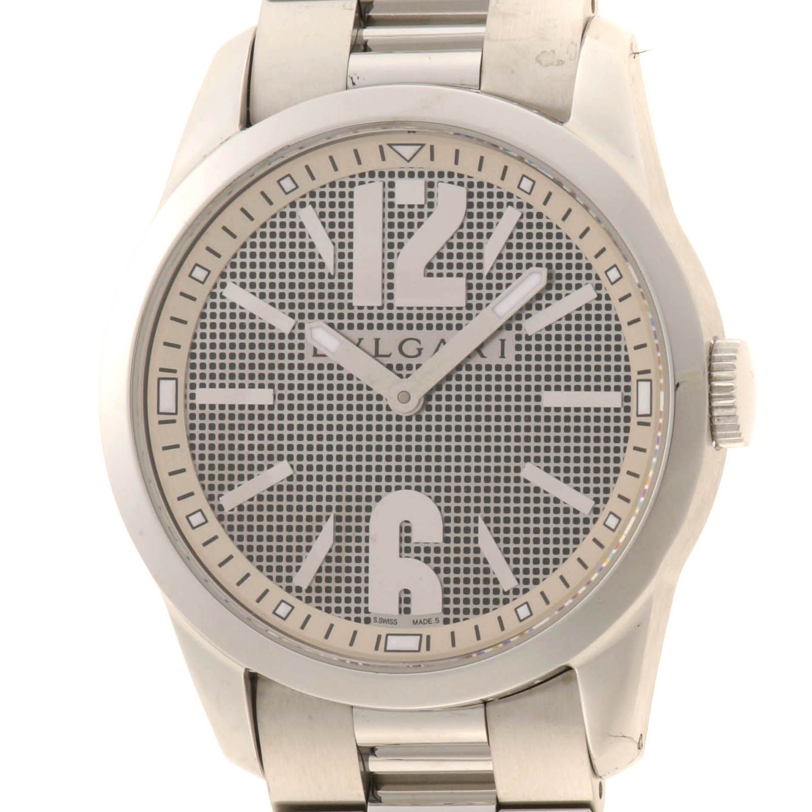 BVLGARI ブルガリ ソロテンポ　【205】 ST37S 腕時計 ステンレススチール シルバー -刻印 メンズ【中古】205 57,045円