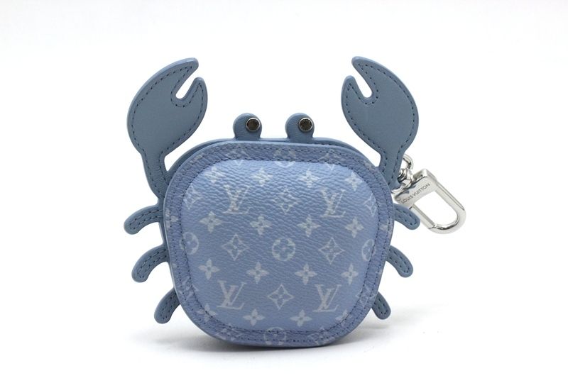LOUIS VUITTON ルイ・ヴィトン バッグチャーム・LV クラブ モノグラム スカイブルー M02525 キーホルダー【中古】472