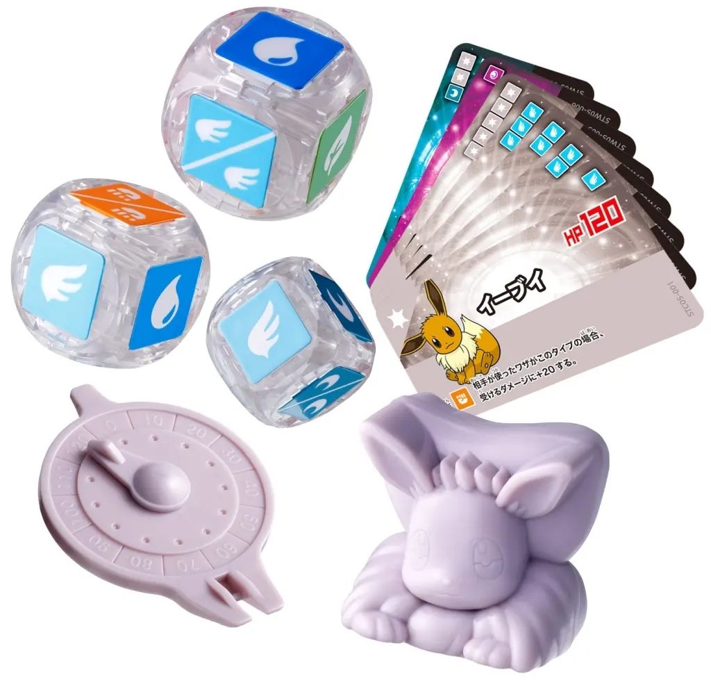 [Brand New] Board Game Pokemon Placoro Start Set Eevee 05
