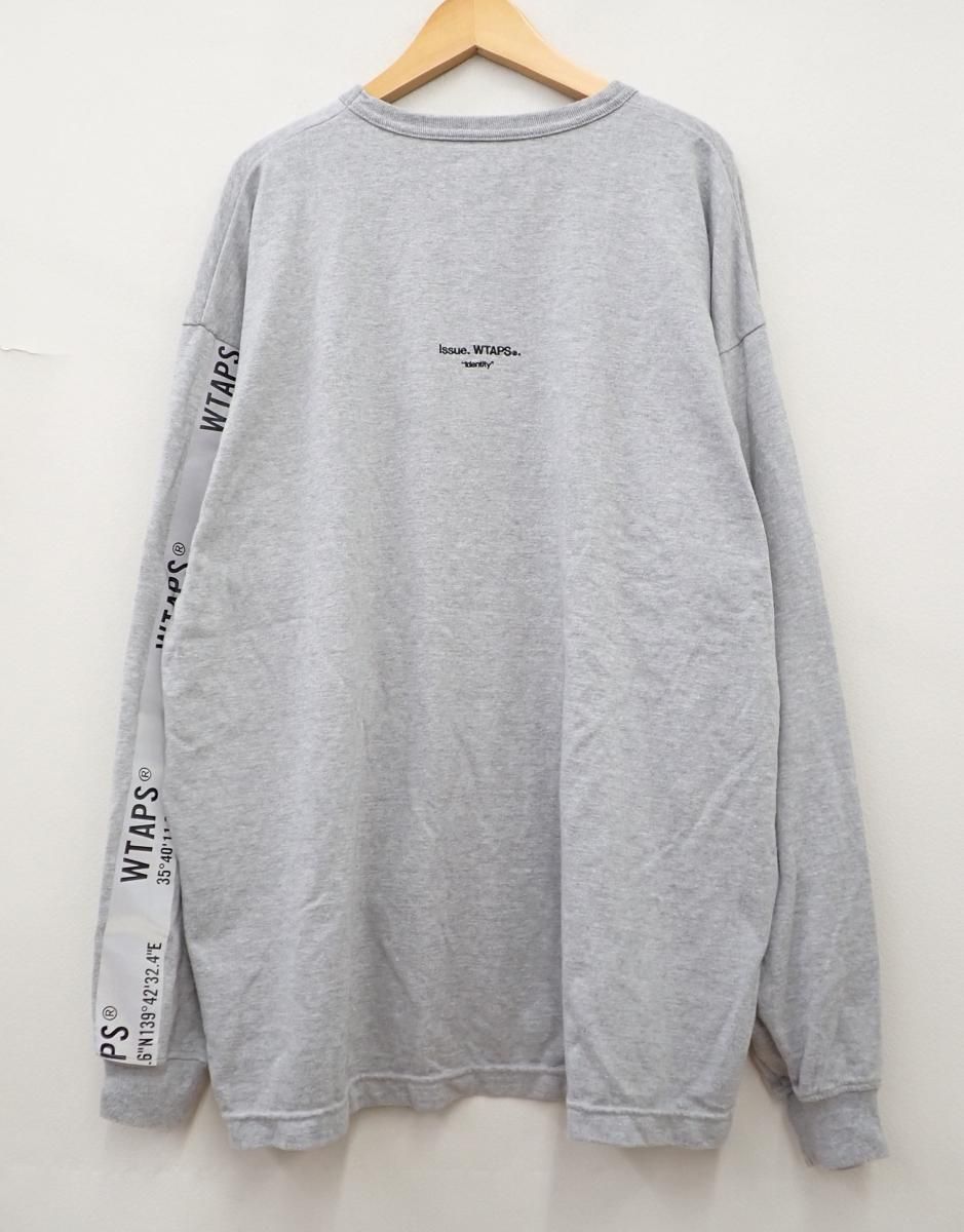 ★9739☆WTAPS ダブルタップス 24AW 242ATDT-CSM14 ISSUE LS CTPL アームサイドロゴプリント 長袖カットソー 2
