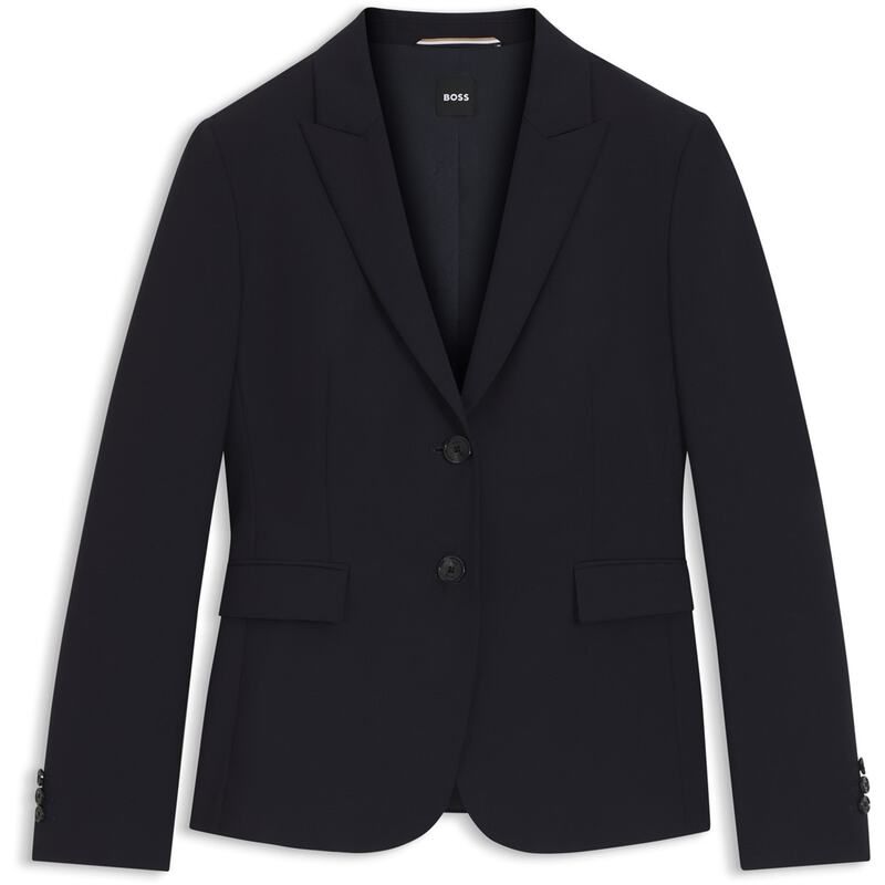 ボス レディース アウター ジャケット・ブルゾン Boss Juleah 10249090 01 Dark Blue ブルー