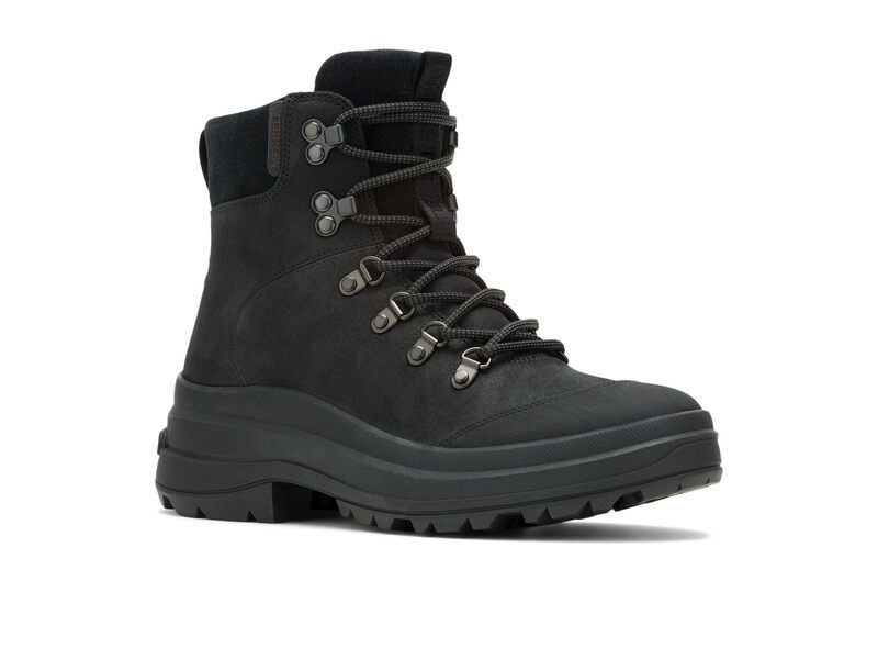 メレル レディース シューズ ブーツ・レインブーツ レース Merrell Harper Lace Zip Waterproof Black ブラック