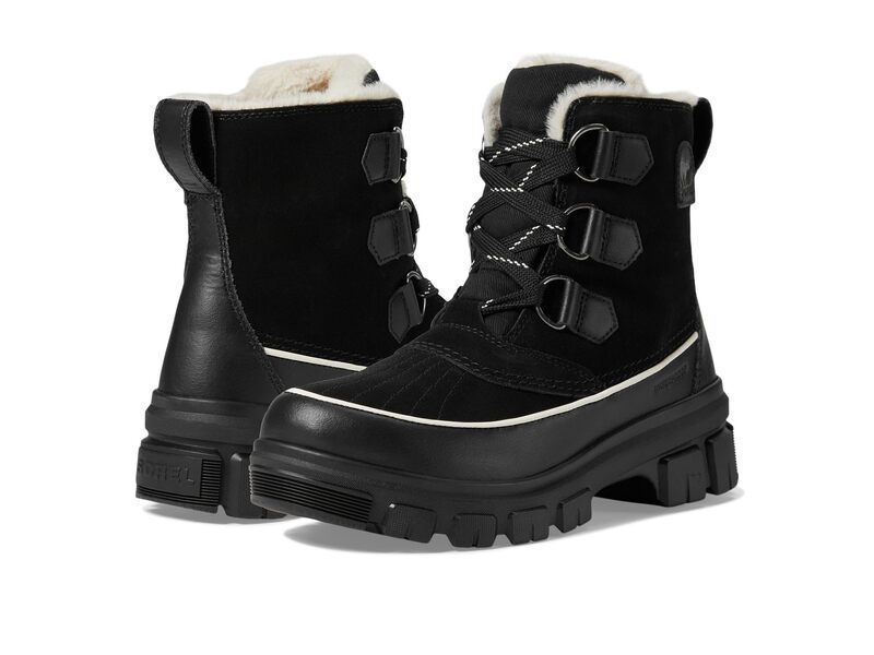 ソレル レディース シューズ ブーツ・レインブーツ SOREL Tivoli V Waterproof BlackFawn ブラック