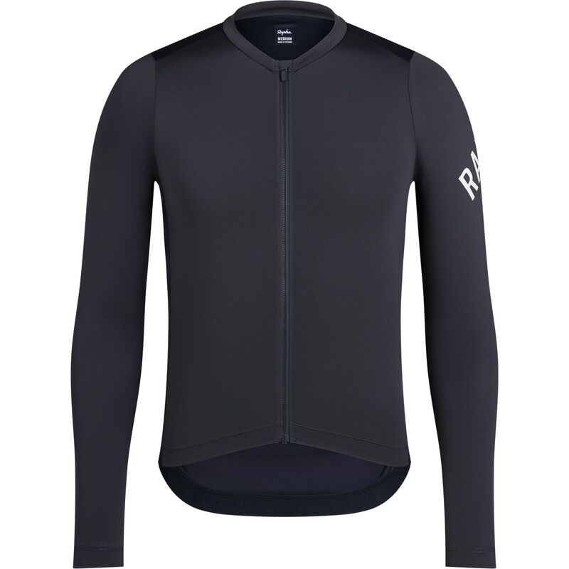 ラファ メンズ トップス Tシャツ ジャージー 長袖 Rapha Pro Team LongSleeve Jersey Mens Dark GreyBlack ブラック