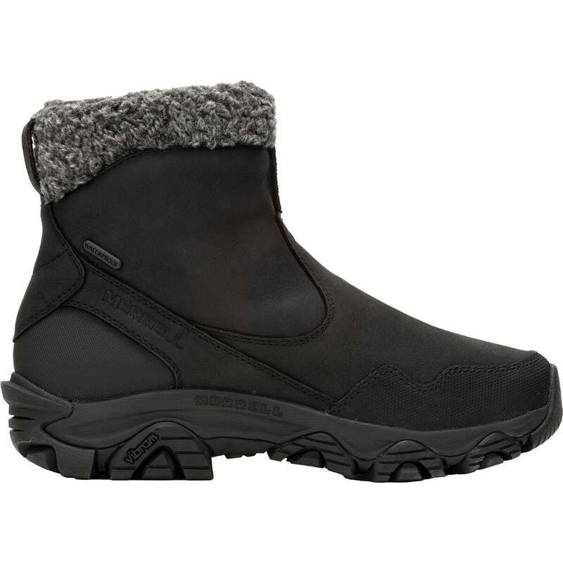 メレル レディース シューズ ブーツ・レインブーツ Merrell Coldpack 3 Thermo Mid Zip WP Boot Womens Black ブラック
