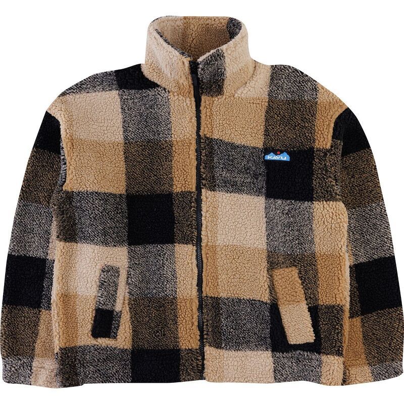 カブー レディース アウター ジャケット・ブルゾン ジャケット KAVU Loven FullZip Sherpa Jacket Womens Hilltop Plaid チェック