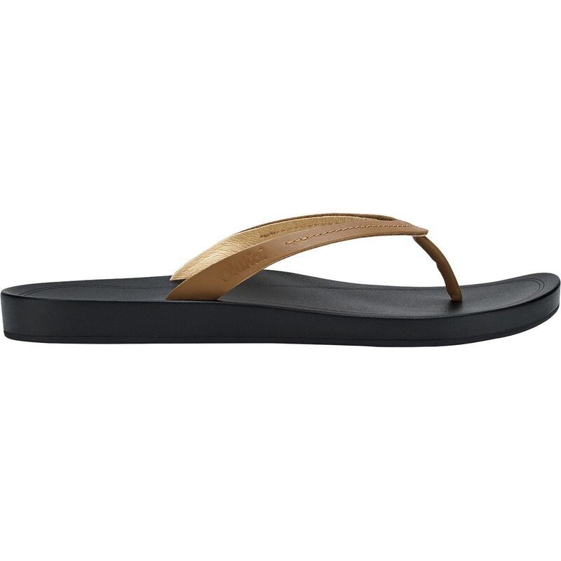 オルカイ レディース シューズ サンダル Olukai Lalahi Flip Flop Womens TanLava Rock タン