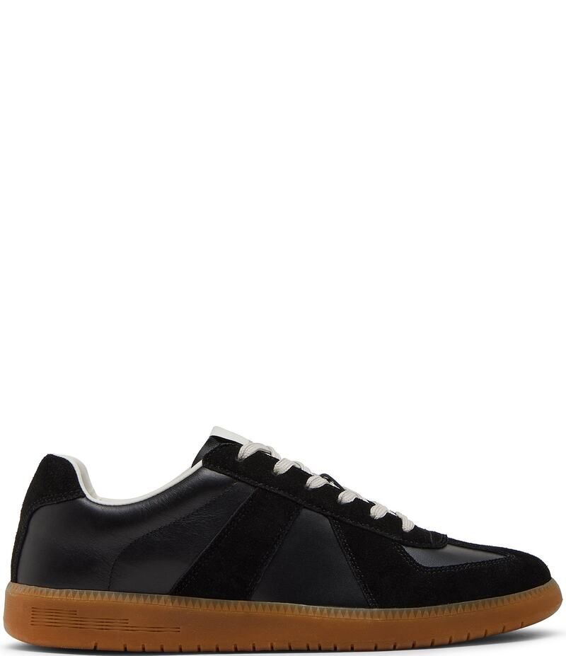 スティーブ マデン メンズ シューズ ドレスシューズ スニーカー スエード レザー Steve Madden Mens Dixon Leather and Suede LowTop Gum Sole