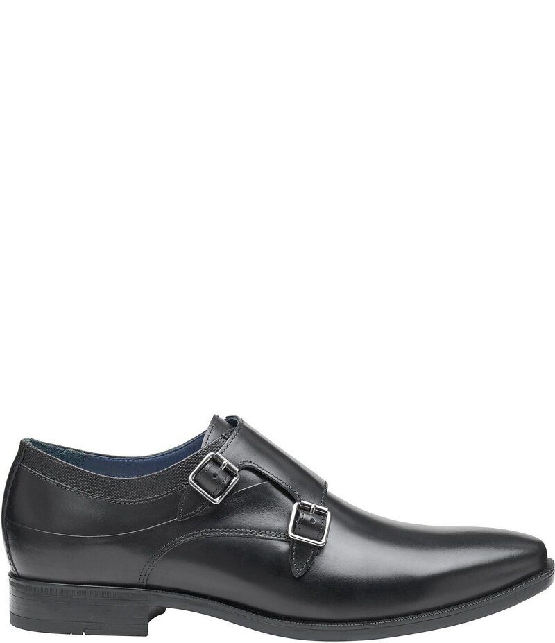 ジョンストンアンドマーフィー メンズ シューズ スリッポン・ローファー モンクストラップ モンク オックスフォード レザー Johnston Murphy Mens Gibbons Leather D