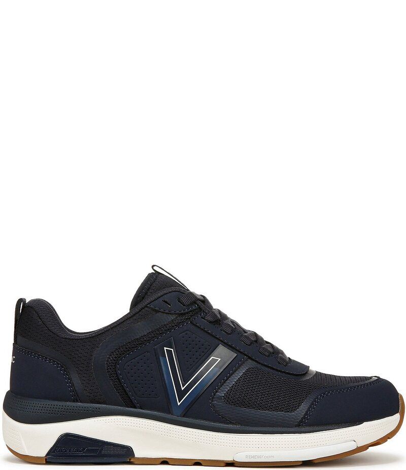 バイオニック レディース シューズ スニーカー メッシュ レザー Vionic Walk Strider Leather and Mesh Performance Walking Sneakers N
