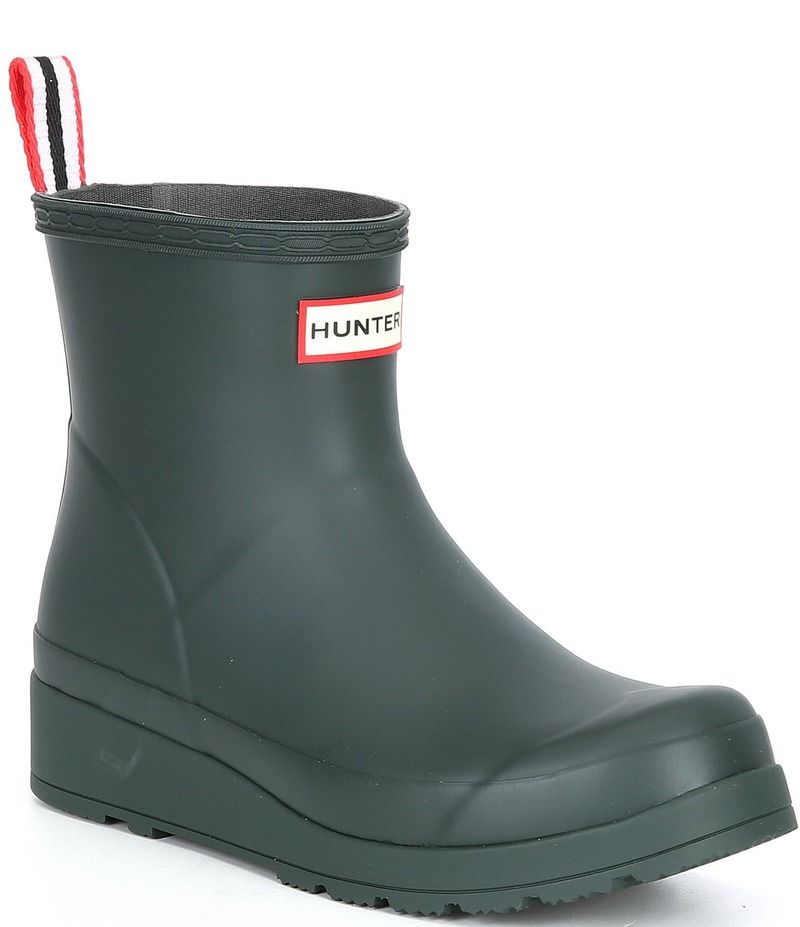 ハンター レディース シューズ ブーツ・レインブーツ Hunter Play Short Multi Rain Boots Arctic Moss Green グリーン