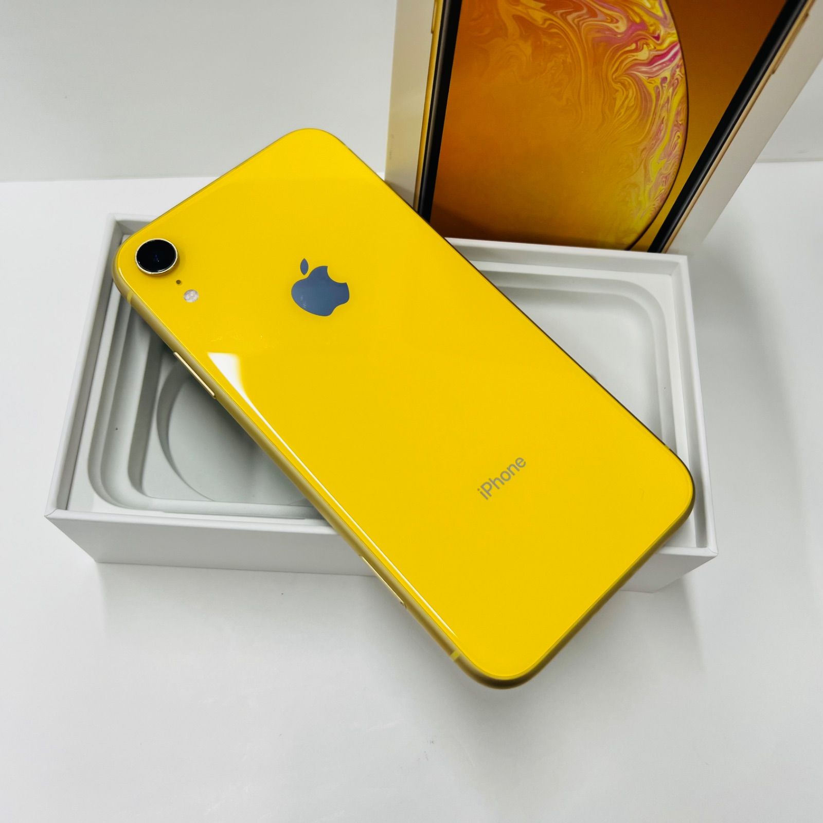iPhone XR 64GB SIMフリー バッテリー98% ジャンク - メルカリ