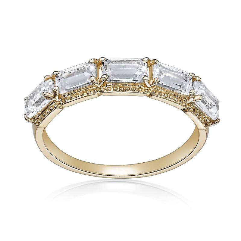 Gemminded レディース アクセサリー リング Gemminded 2 Micron Gold Over Silver LabCreated Opal LabCreated White Sapp
