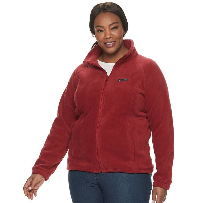 コロンビア レディース アウター ジャケット・ブルゾン プラスサイズ フリース Plusize Columbia Benton Springs FullZip Fleece Jacket Beet