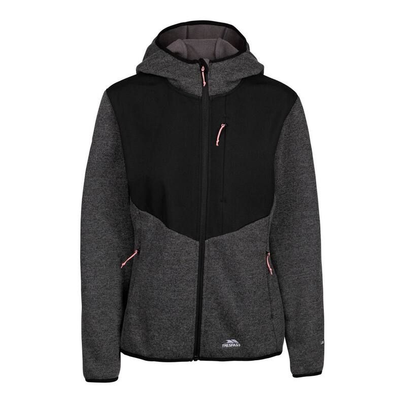 トレスパス レディース アウター ジャケット・ブルゾン フリース Trespass WomensLadies Tierra Fleece Jacket Grey Marl グレー