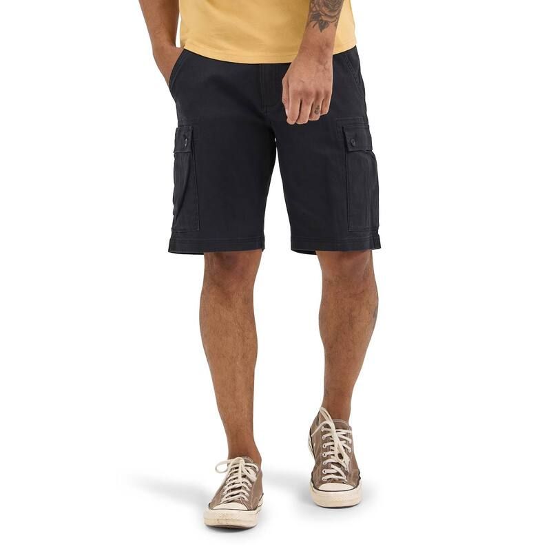 ラングラー メンズ ボトムス ハーフパンツ・ショーツ ショートパンツ Mens Wrangler Twill Cargo Shorts Caviar