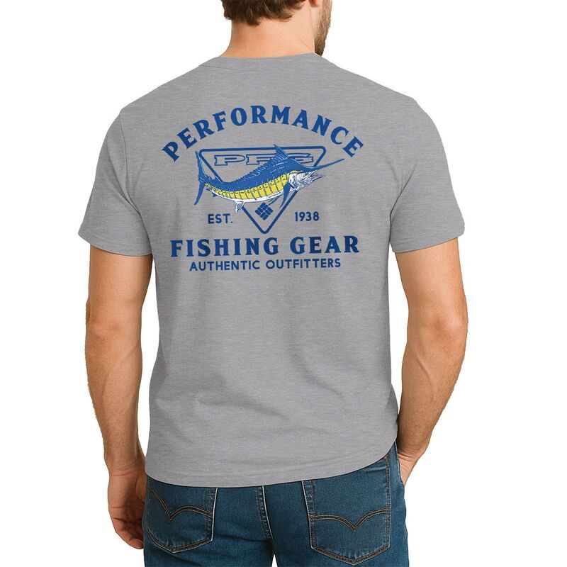 コロンビア メンズ トップス Tシャツ グラフィック Mens Columbia PFGraphic Tee Heather Gray Gear グレー 6,645円