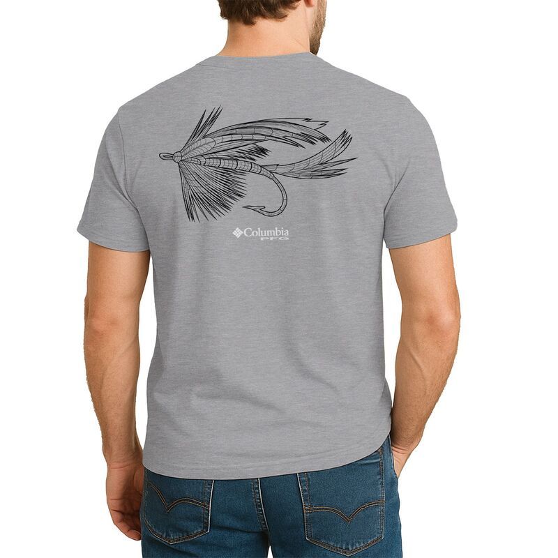 コロンビア メンズ トップス Tシャツ グラフィック Mens Columbia PFGraphic Tee Gray Lure グレー 6,645円