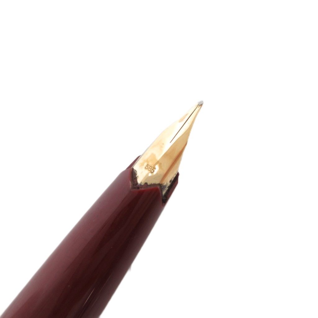 モンブラン MONT BLANC 万年筆 ペン先585 14K ボルドー /FF □GY18