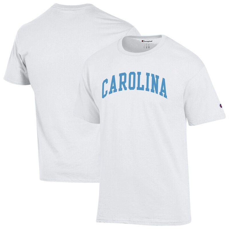 チャンピオン メンズ トップス Tシャツ ヒール Mens Champion White North Carolina Tar Heels Basic Arch TShirt Unc White ホワ 8,266円