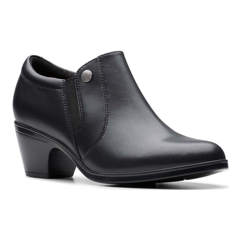クラークス レディース シューズ ブーツ・レインブーツ レザー ClarksR Emily2 Reyna Womens Leather Shooties Black ブラック