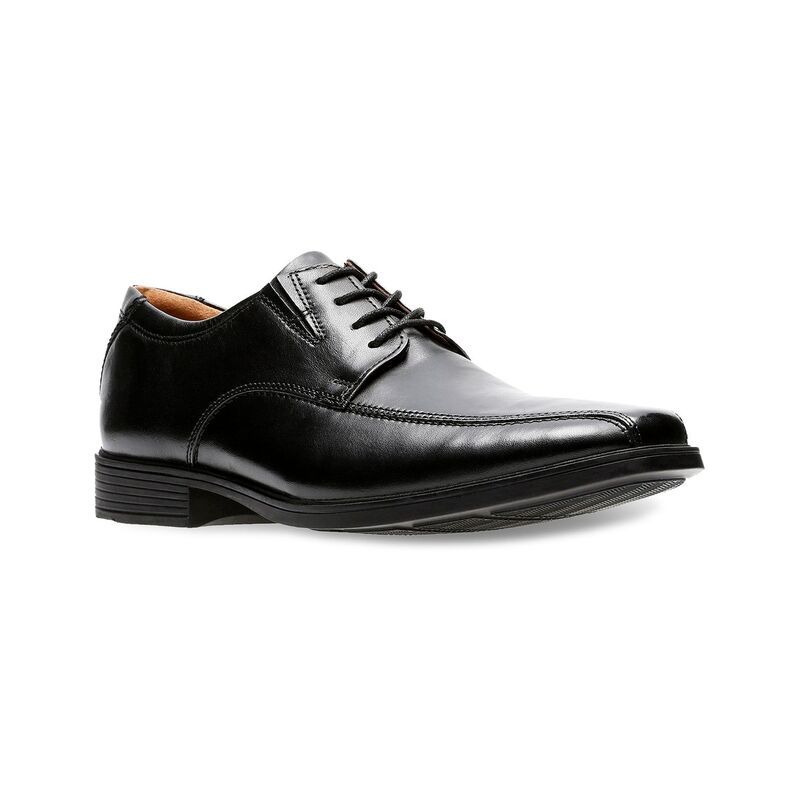クラークス メンズ シューズ オックスフォード ClarksR Tilden Walk Mens Dresshoes Black Leather ブラック