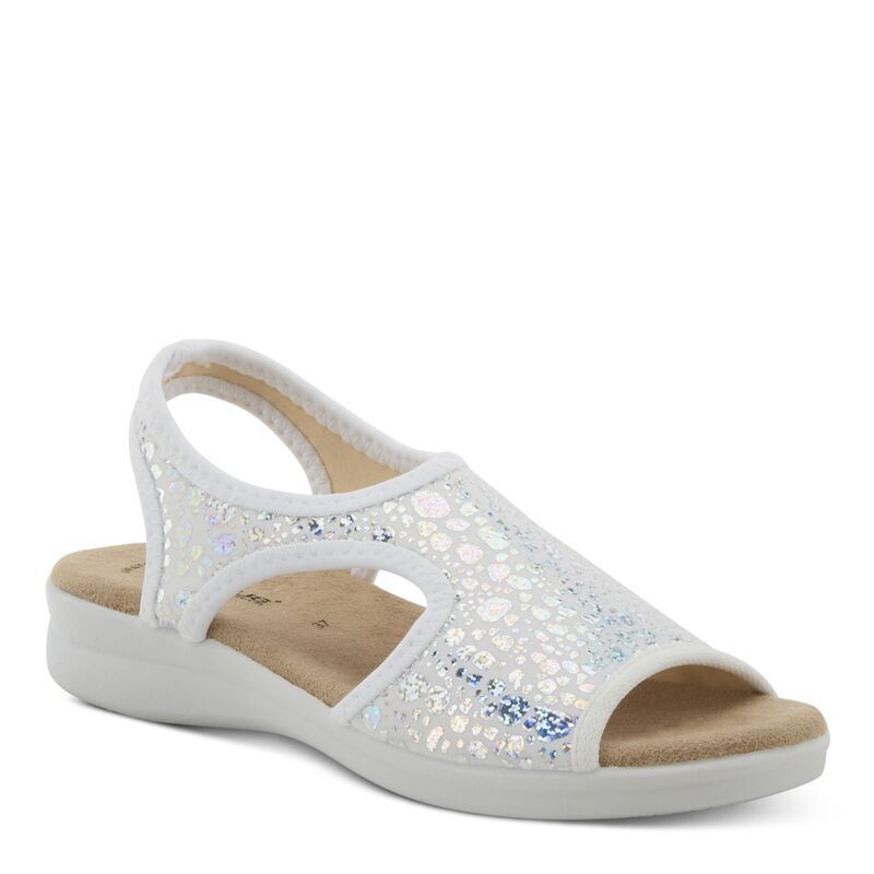 フレクサス レディース シューズ サンダル アンクル Flexus by Spring Step Flexus NyamanCrackle Womens Ankle Strap Sandalsilve 17,375円