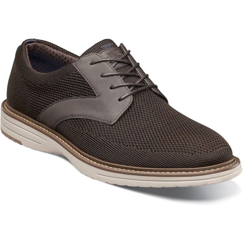 ノンブッシュ メンズ シューズ オックスフォード ニット Nunn Bush Griff Mens Knit Plain Toe Oxford Shoes Brown Multi ブラウン