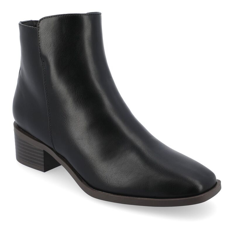 ジュルネ コレクション レディース シューズ ブーツ・レインブーツ キャップ Journee Collection Cappri Womens Tru Comfort Foam Booties Bla