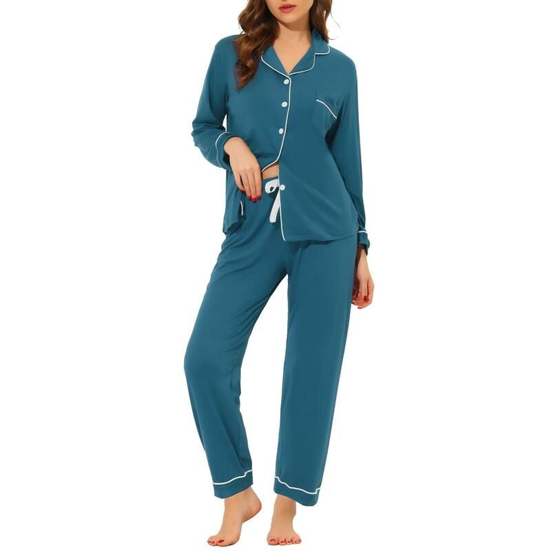 cheibear レディース アンダーウェア ナイトウェア シャツ cheibear Womens Pajama Sleep Shirt Nightwear Sleepwear Lounge Moda
