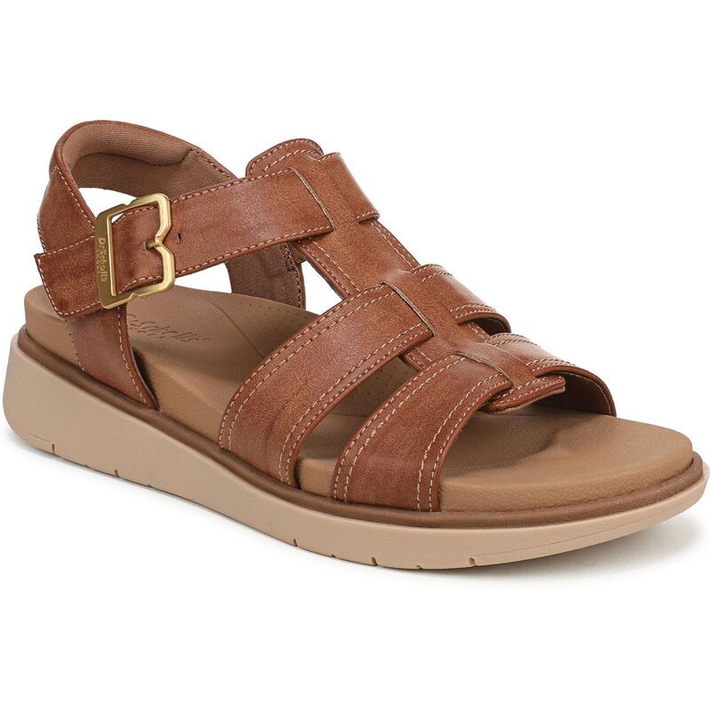 ドクター・ショール レディース シューズ サンダル レザー フェイクレザー Dr Scholls Penny Fisherman Womens Faux Leather Sandals Honey