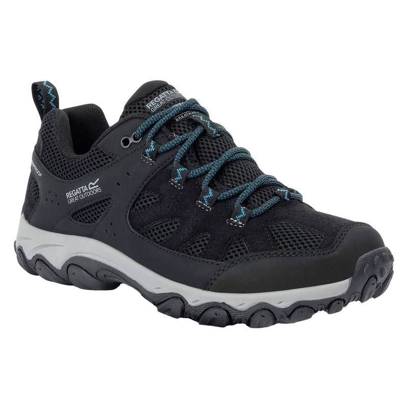 レガッタ レディース シューズ スニーカー Regatta WomensLadies Edgepoint IV Lowalking Shoes Black And Storm Blue ブラック