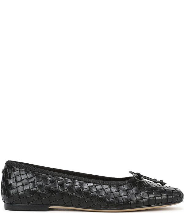 サムエデルマン レディース シューズ パンプス レザー Sam Edelman Ruthie Woven Leather Bow Detail Ballet Flats Black ブラック 31,720円