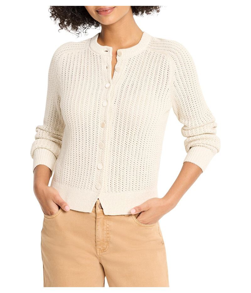ニックプラスゾーイ レディース アウター ニット・セーター プチ NICZOE Petite Party Cardy Classicream クリーム