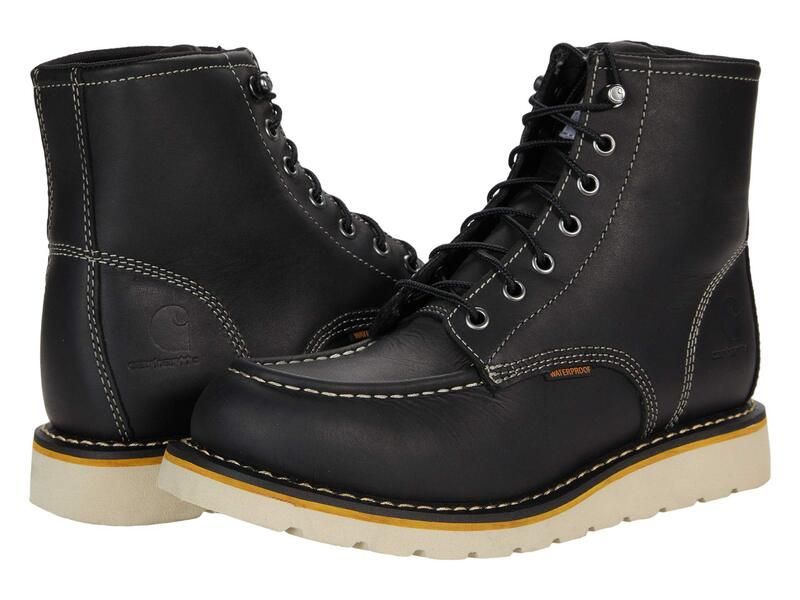 カーハート レディース シューズ ブーツ・レインブーツ Carhartt Wedge 6 Waterproof Soft Toe Black Oil Tanne ブラック