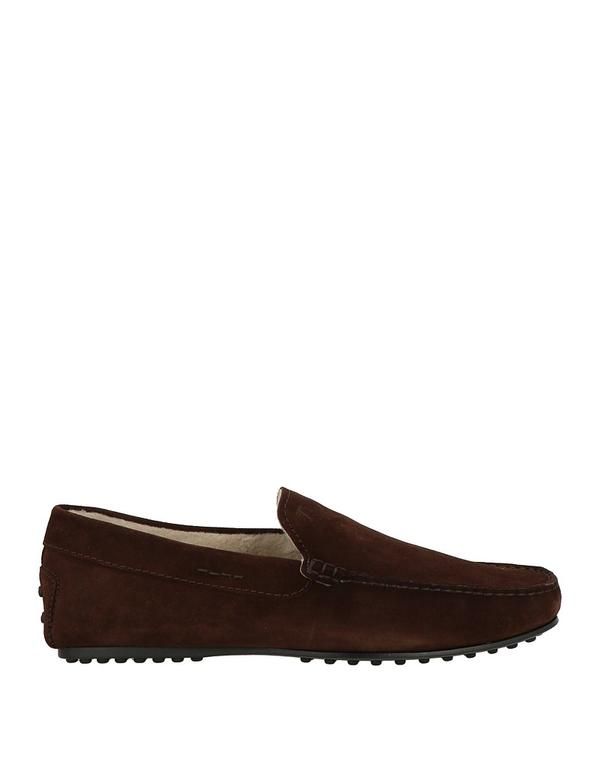 トッズ メンズ シューズ スリッポン・ローファー TODS モカシン Chocolate Brown ブラウン