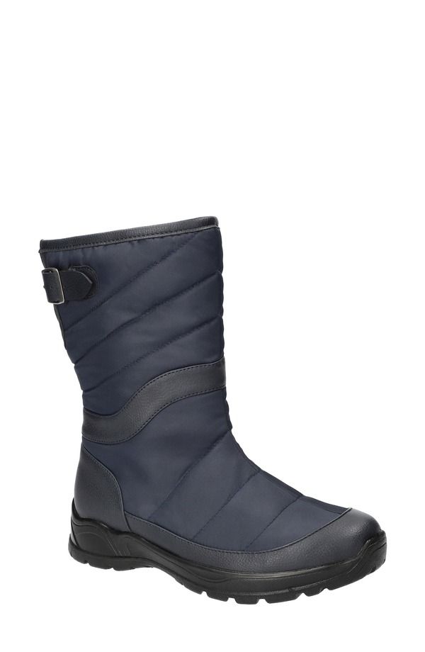 ベラヴィータ レディース シューズ ブーツ・レインブーツ キルティング Bella Vita Quilted Waterproof Boot Navy ネイビー