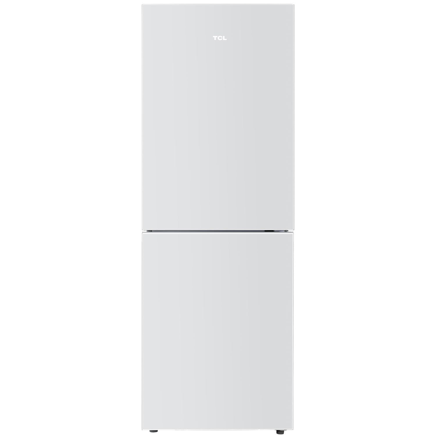 【即日発送】幅55cm 186L 2ドア 冷蔵庫 ファン式 自動霜取り 右開きタイプ 野菜ケース 大容量冷凍室 静音 TCL 省スペース ひとり暮らし 新生活 ホワイト CRB186AW