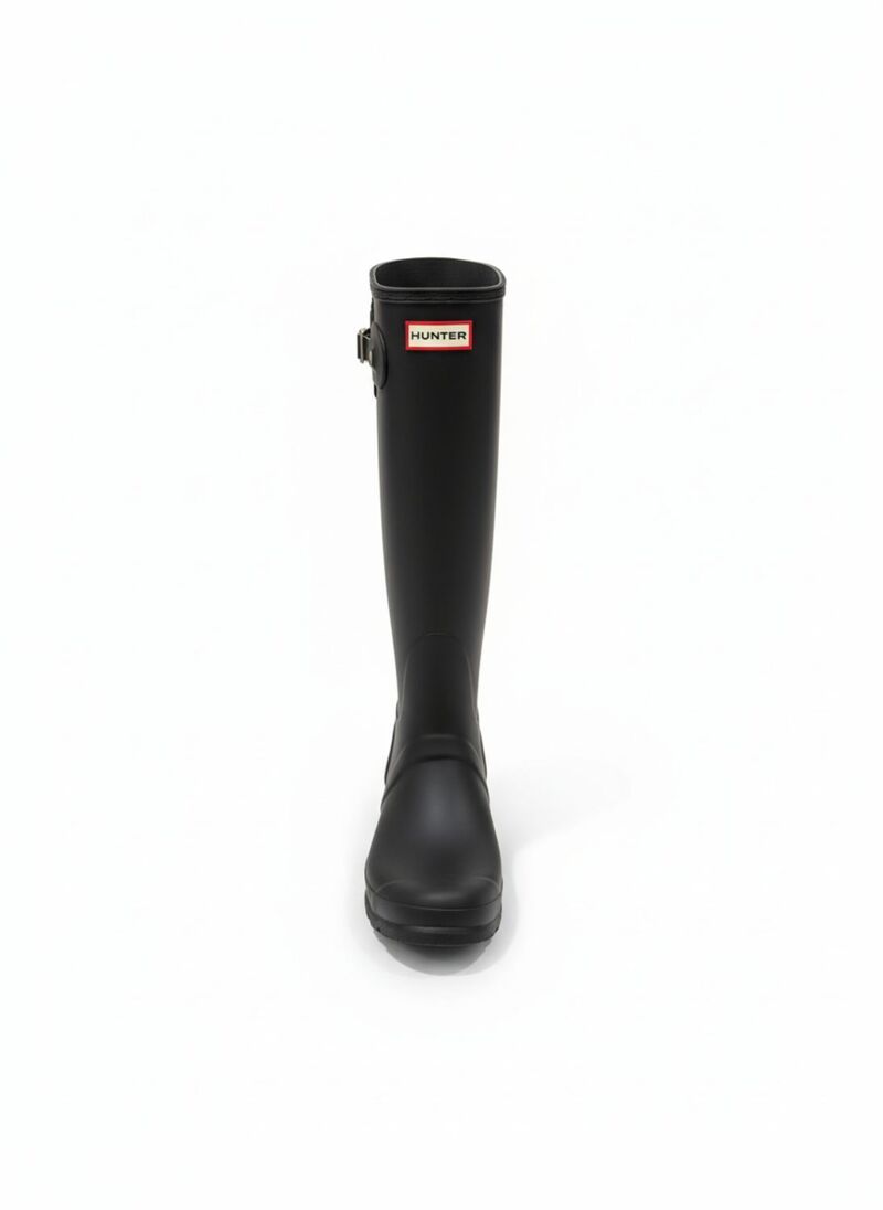 ハンター レディース シューズ ブーツ・レインブーツ トール Hunter Original Tall Womens Waterproof Rubberain Boots Black ブラック