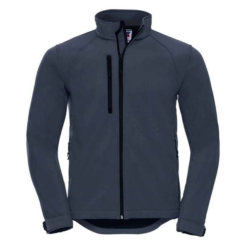 ラッセルアスレチック レディース アウター ジャケット・ブルゾン Russell Athletic Russell Mens Plain Soft Shell Jacket French Navy ネ