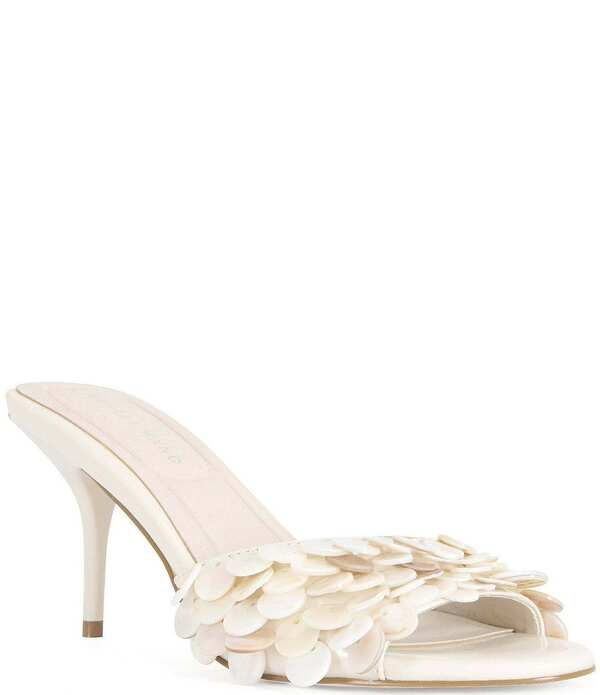 アザレア ワン レディース シューズ サンダル Azalea Wangaura Paillettembellished Slide Dressandals Cream クリーム